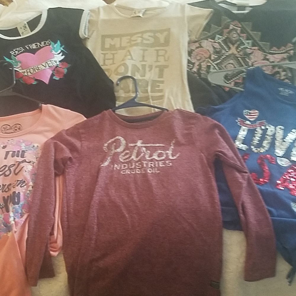 6 girls shirts